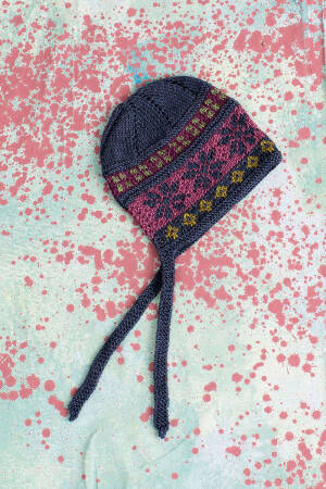 Knitting set Hat  with knitting instructions in garnwelt box