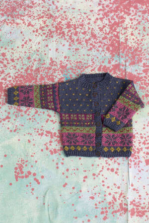 Strickset Jacke Lang Yarns ASIA mit Anleitung in garnwelt-Box