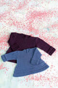 Strickset Kleid Lang Yarns CASHMERE LACE mit Anleitung in garnwelt-Box 68-74
