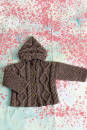 Strickset Kapuzenjacke Lang Yarns YAK mit Anleitung in garnwelt-Box 68