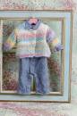 Knitting set Jacket  with knitting instructions in garnwelt box in size 80-86