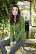 Knitting set Cardigan DONEGAL with knitting instructions...