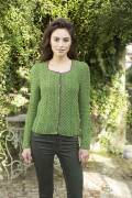 Knitting set Cardigan DONEGAL with knitting instructions in garnwelt box in size S
