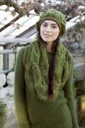 Knitting set Hat  with knitting instructions in garnwelt box in size one size