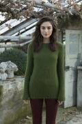 Knitting set Sweater MOHAIR LUXE with knitting instructions in garnwelt box in size S
