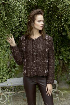 Knitting set Jacket  with knitting instructions in garnwelt box