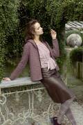 Knitting set Hooded jacket  with knitting instructions in...