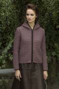 Knitting set Hooded jacket  with knitting instructions in garnwelt box in size S