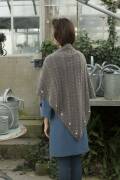 Strickset Dreiecktuch Lang Yarns CASHMERE PREMIUM / MOHAIR LUXE mit Anleitung in garnwelt-Box 168 x 96 cm