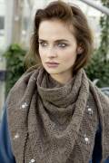 Strickset Dreiecktuch Lang Yarns CASHMERE PREMIUM / MOHAIR LUXE mit Anleitung in garnwelt-Box 168 x 96 cm