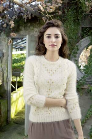 Strickset Pullover Lang Yarns MOHAIR LUXE mit Anleitung in garnwelt-Box