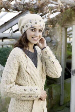 Strickset Mütze Lang Yarns NOVA / MOHAIR LUXE mit Anleitung in garnwelt-Box