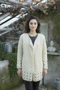 Strickset Jacke mit Gürtel Lang Yarns NOVA / MOHAIR LUXE mit Anleitung in garnwelt-Box S-M