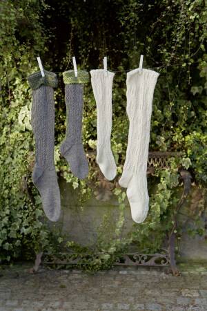 Strickset Damenkniesocken Lang Yarns JAWOLL mit Anleitung in garnwelt-Box S37-38