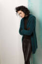 Knitting set Hooded jacket with zip front  with knitting instructions in garnwelt box