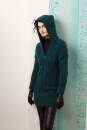 Knitting set Hooded jacket with zip front  with knitting instructions in garnwelt box