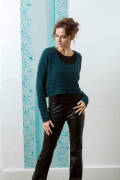 Strickset Kurzer Pullover Lang Yarns LUSSO mit Anleitung...