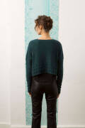 Strickset Kurzer Pullover Lang Yarns LUSSO mit Anleitung in garnwelt-Box