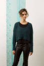 Strickset Kurzer Pullover Lang Yarns LUSSO mit Anleitung in garnwelt-Box