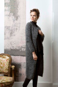 Strickset Lange Jacke Lang Yarns LUSSO mit Anleitung in garnwelt-Box L-XL