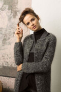 Strickset Lange Jacke Lang Yarns LUSSO mit Anleitung in garnwelt-Box L-XL