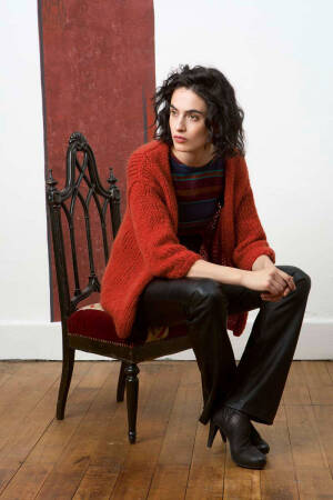 Strickset Jacke Lang Yarns LUSSO mit Anleitung in garnwelt-Box