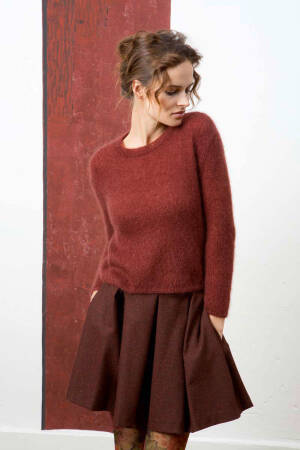 Strickset Pullover Lang Yarns MOHAIR LUXE mit Anleitung in garnwelt-Box S