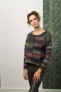Strickset Pullover Lang Yarns NOVENA COLOR mit Anleitung in garnwelt-Box