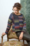 Strickset Pullover Lang Yarns NOVENA COLOR mit Anleitung in garnwelt-Box S