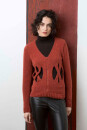 Knitting set Cardigan  with knitting instructions in garnwelt box in size XL