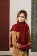 Strickset Schal Lang Yarns MALOU LIGHT mit Anleitung in garnwelt-Box
