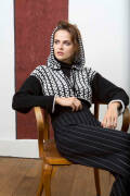 Strickset Pullover mit Kapuze Lang Yarns MERINO  mit Anleitung in garnwelt-Box S