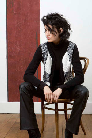 Strickset Jacke Lang Yarns MERINO  mit Anleitung in garnwelt-Box S
