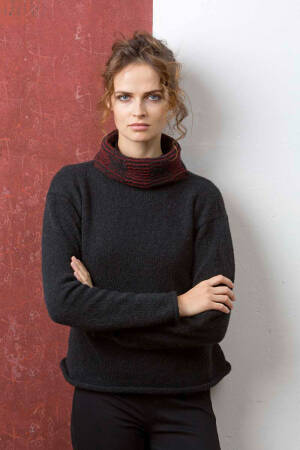 Strickset Pullover Lang Yarns NOVA mit Anleitung in garnwelt-Box S