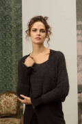 Strickset Pullover Lang Yarns LUSSO mit Anleitung in garnwelt-Box S-M