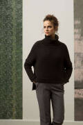Knitting set Roll-neck sweater MERINO 120 with knitting instructions in garnwelt box