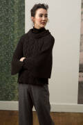 Knitting set Cape MERINO 120 with knitting instructions in garnwelt box