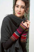 Strickset Armstulpen Lang Yarns MERINO  mit Anleitung in garnwelt-Box