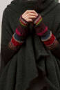 Knitting set Wrist-warmers MERINO 400 LACE with knitting instructions in garnwelt box in size ca 27 cm lang