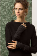 Knitting set Wrist-warmers  with knitting instructions in garnwelt box in size ca 20 cm Länge