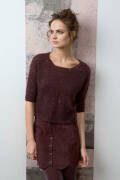 Strickset Pullover Lang Yarns MOHAIR LUXE PAILLETTES mit Anleitung in garnwelt-Box S
