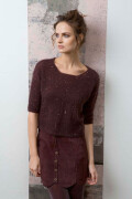 Knitting set Sweater  with knitting instructions in garnwelt box in size XL
