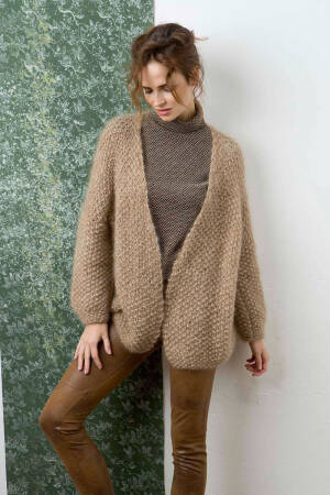 Knitting set Jacket  with knitting instructions in garnwelt box in size S-M