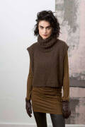 Knitting set Sleeveless sweater MALOU LIGHT with knitting instructions in garnwelt box in size S-M
