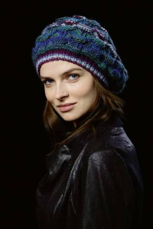 Strickset Mütze Lang Yarns VIVA mit Anleitung in garnwelt-Box