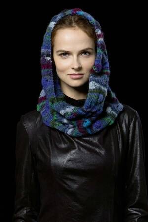 Knitting set Snood  with knitting instructions in garnwelt box