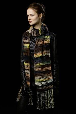 Strickset Häkelschal Lang Yarns VIVA mit Anleitung in garnwelt-Box