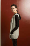 Strickset Weste Lang Yarns YARA mit Anleitung in...