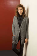 Strickset Jacke Lang Yarns YARA / MOHAIR LUXE mit Anleitung in garnwelt-Box