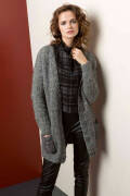 Knitting set Cardigan  with knitting instructions in garnwelt box in size S